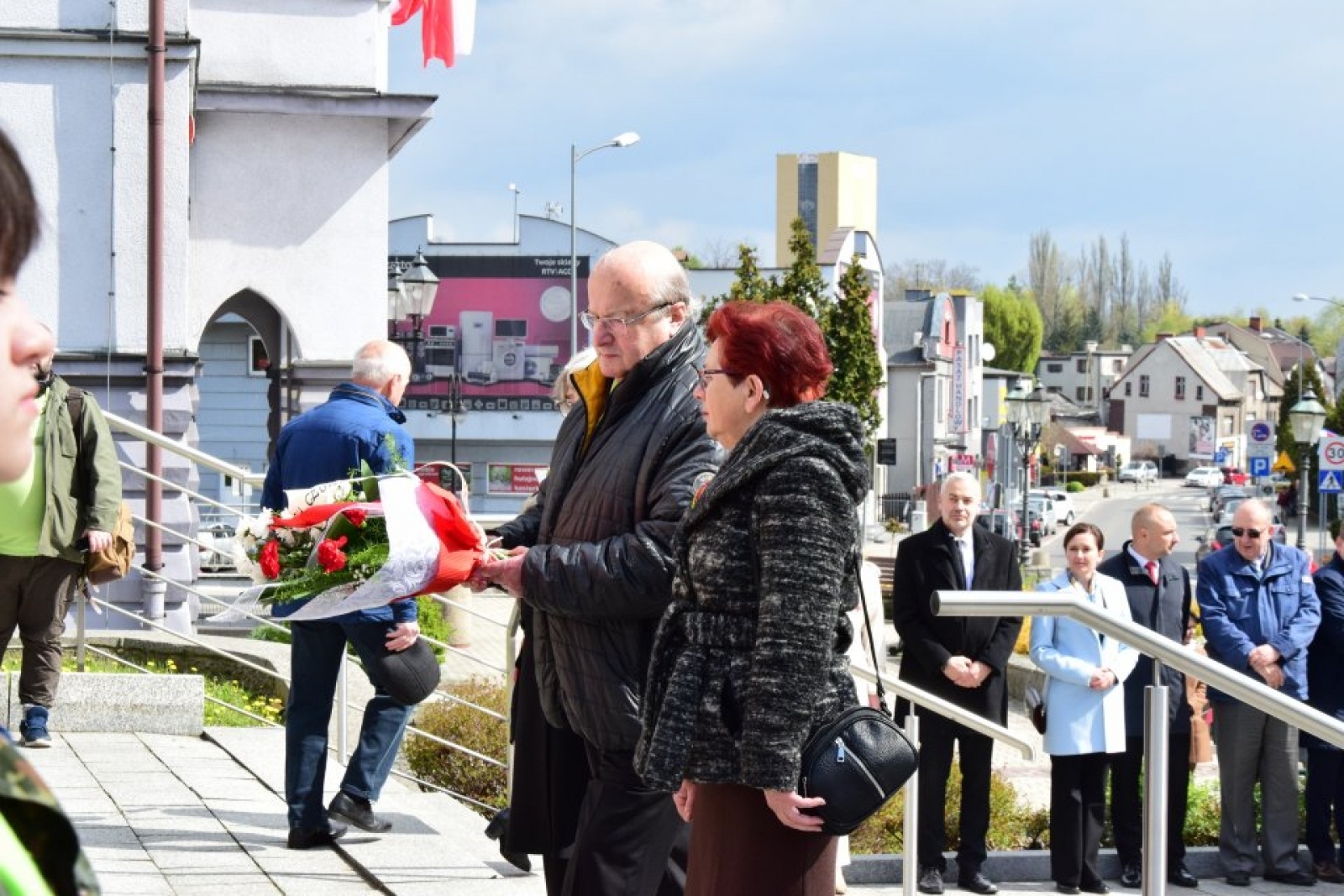 Zdjęcie w galerii na portalu naszwodzislaw.com: Uroczyste Obchody Majowe w Rydułtowach [FOTO] wiadomości z regionu