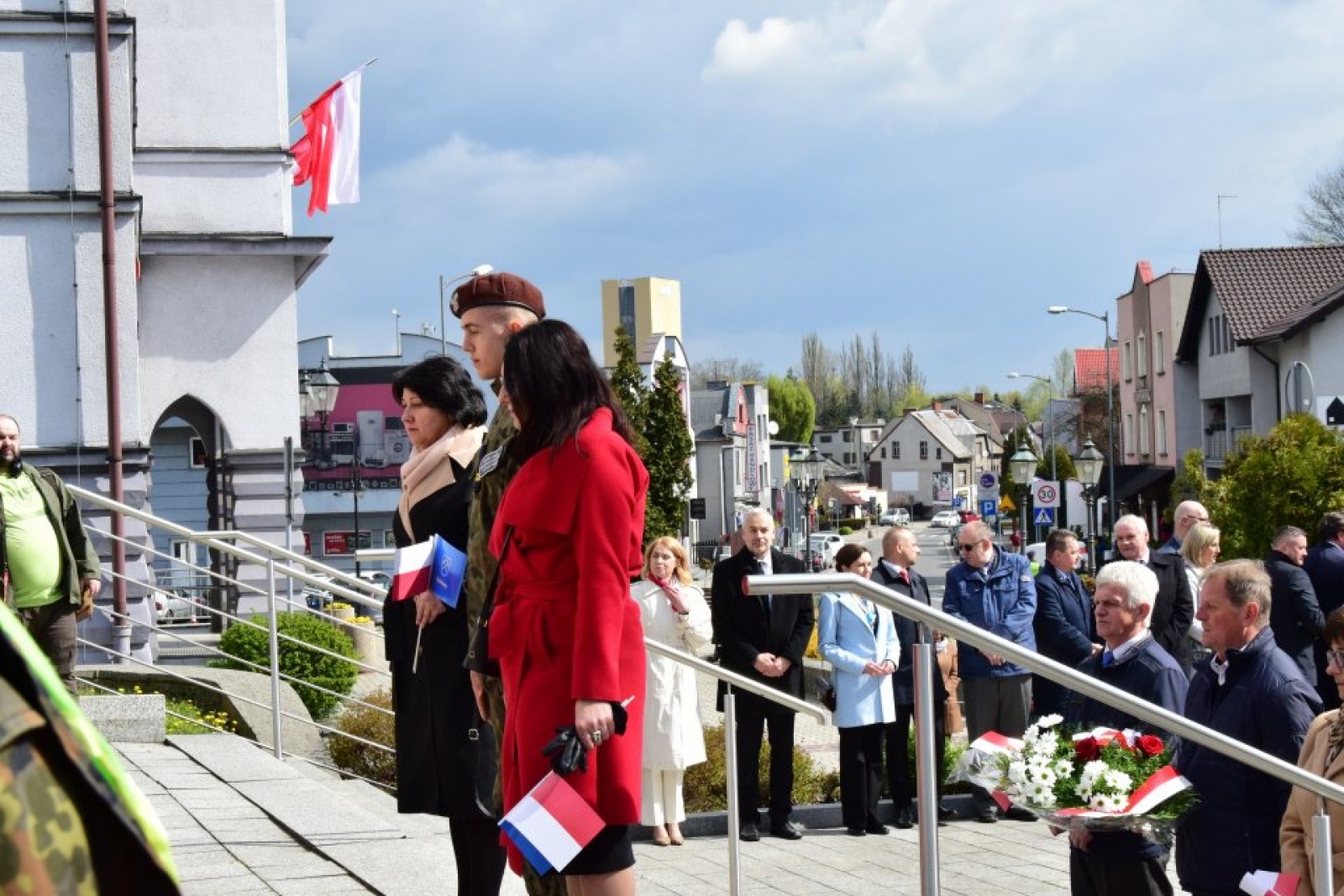 Zdjęcie w galerii na portalu naszwodzislaw.com: Uroczyste Obchody Majowe w Rydułtowach [FOTO] wiadomości z regionu