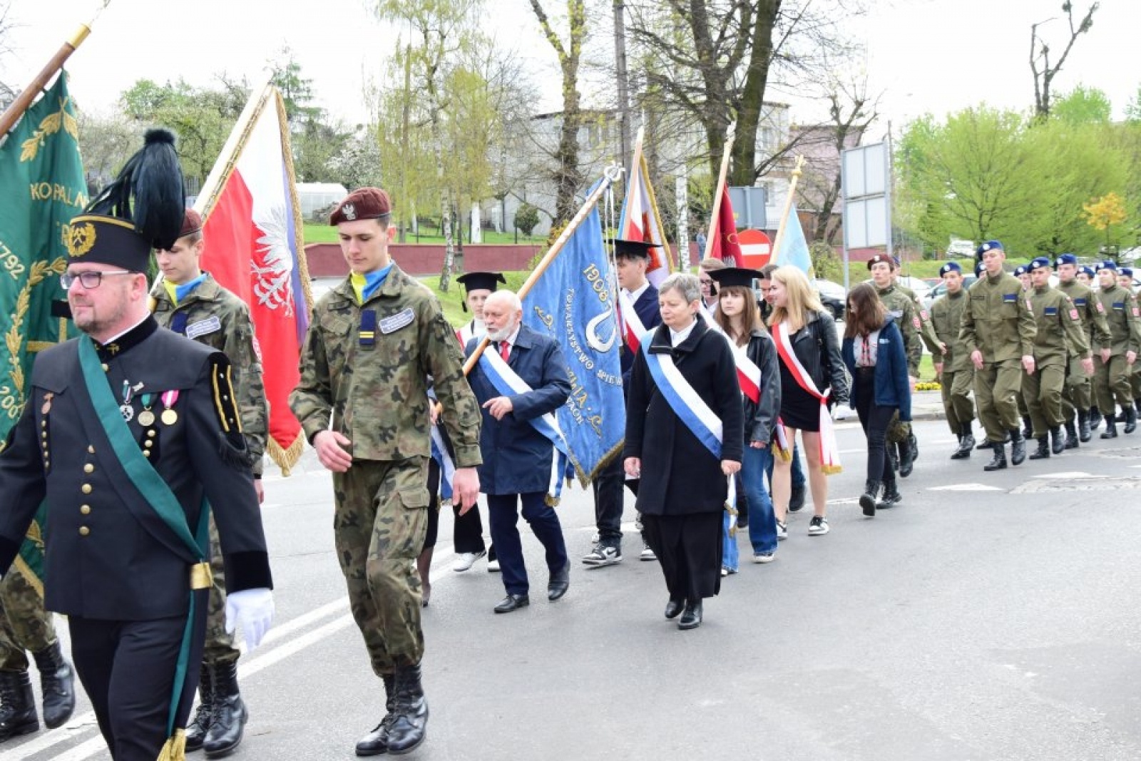 Zdjęcie w galerii na portalu naszwodzislaw.com: Uroczyste Obchody Majowe w Rydułtowach [FOTO] wiadomości z regionu