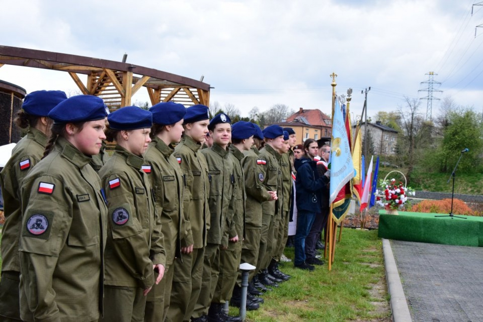 Zdjęcie w galerii na portalu naszwodzislaw.com: Uroczyste Obchody Majowe w Rydułtowach [FOTO] wiadomości z regionu