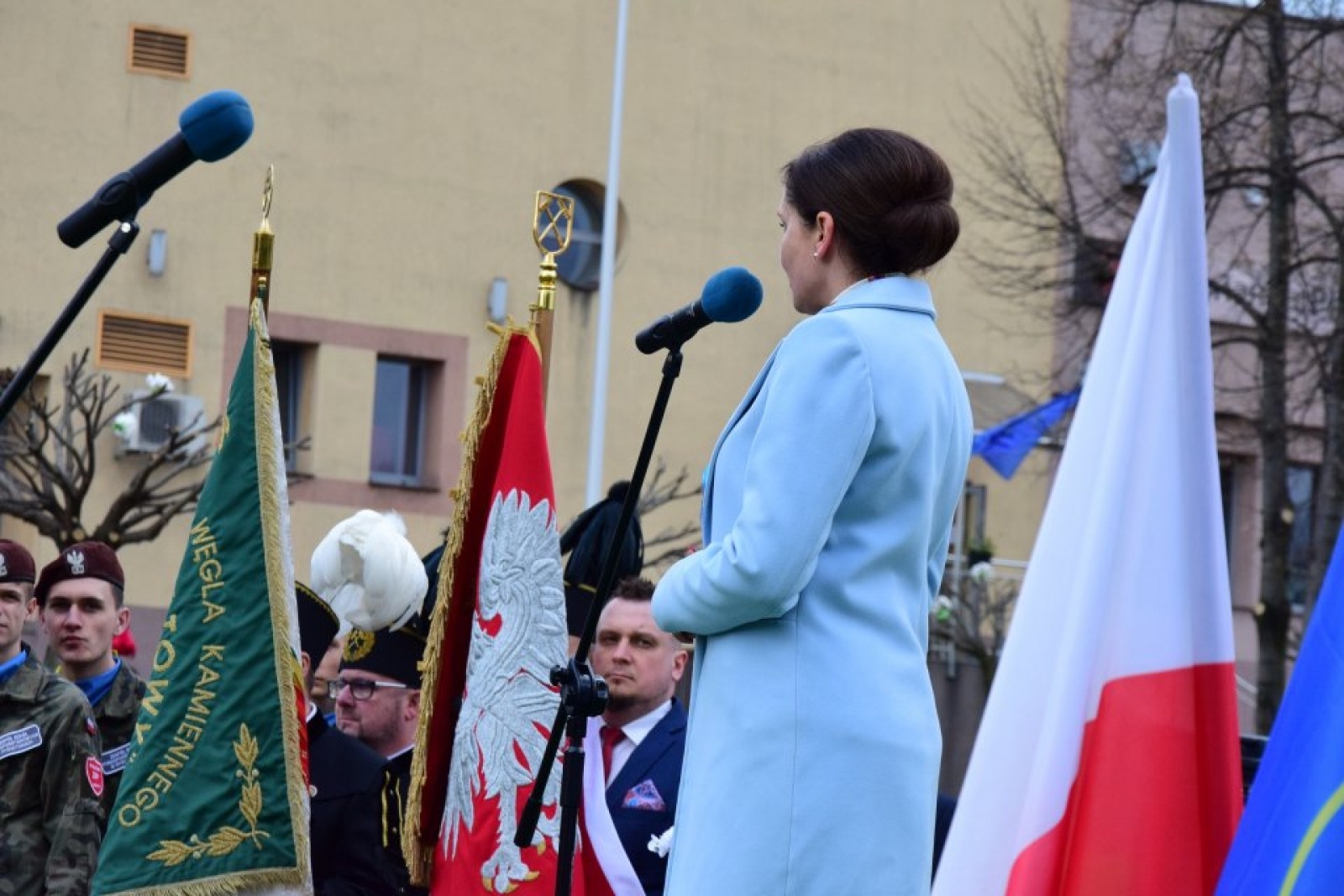 Zdjęcie w galerii na portalu naszwodzislaw.com: Uroczyste Obchody Majowe w Rydułtowach [FOTO] wiadomości z regionu