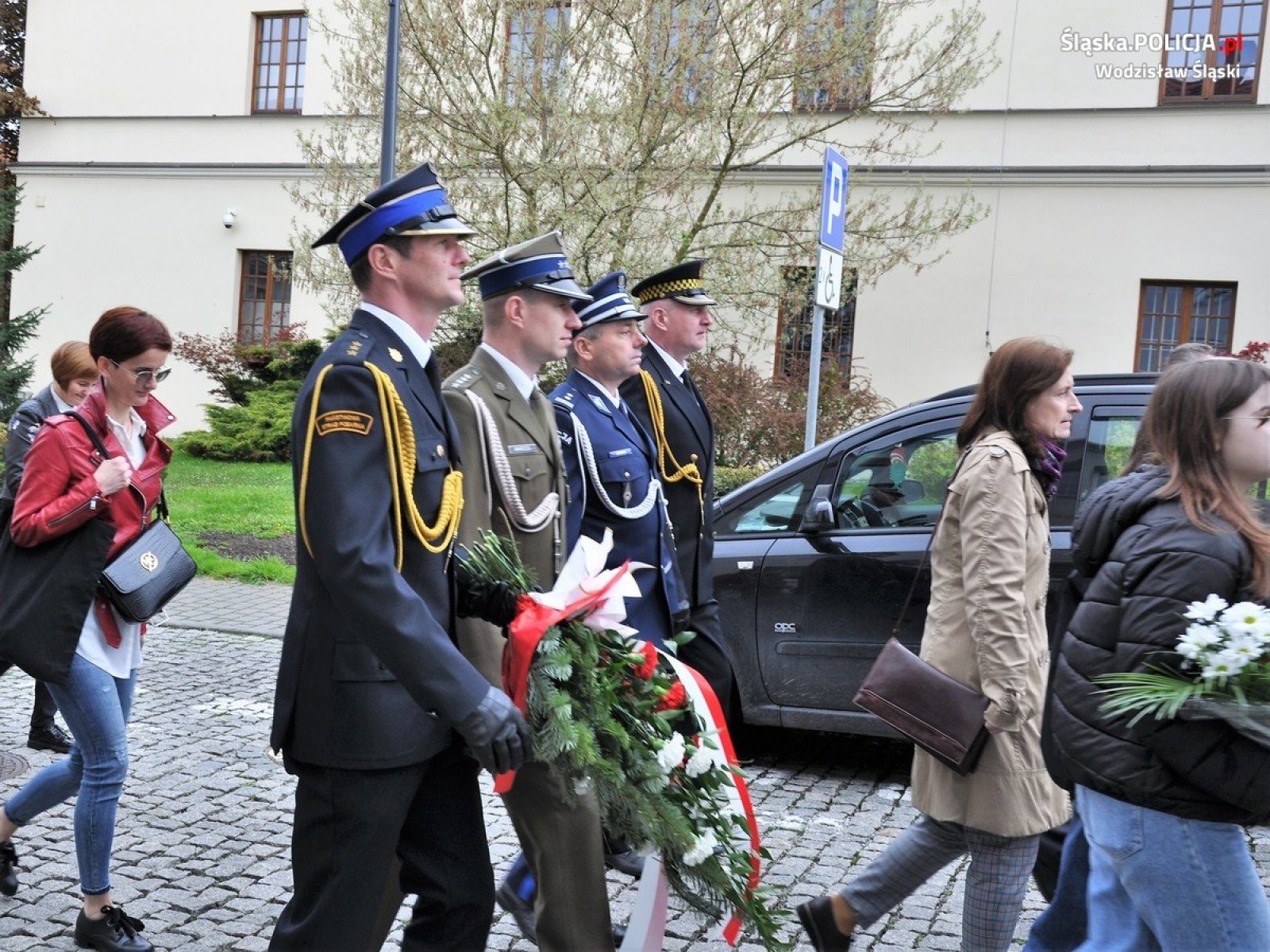 Zdjęcie w galerii na portalu naszwodzislaw.com: Uroczystości Trzeciego Maja w Wodzisławiu Śląskim wiadomości z regionu