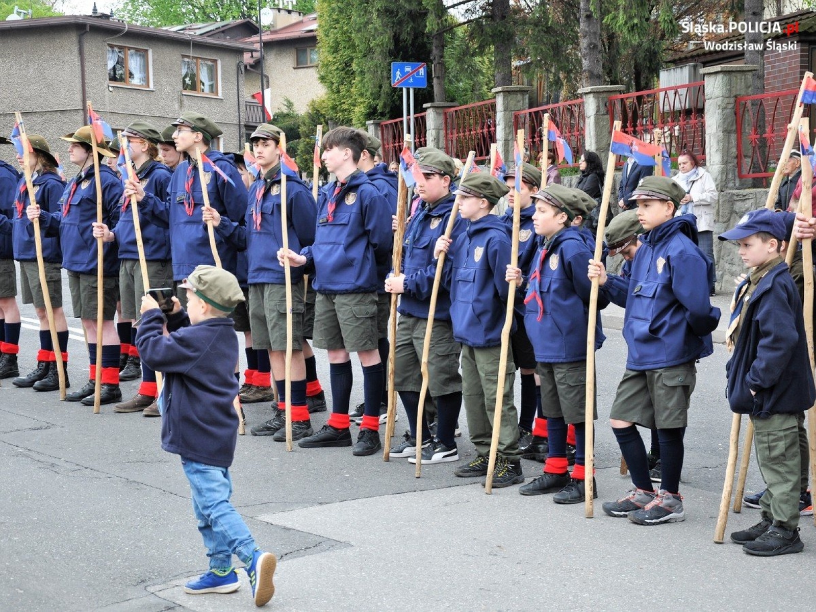 Zdjęcie w galerii na portalu naszwodzislaw.com: Uroczystości Trzeciego Maja w Wodzisławiu Śląskim wiadomości z regionu