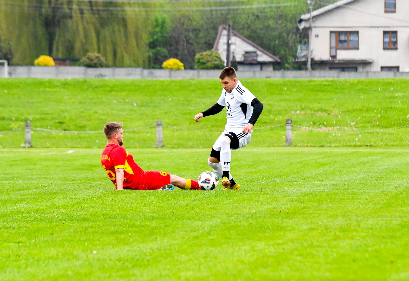 Zdjęcie w galerii na portalu naszwodzislaw.com: Lubomia pewnie pokonała Zgodę Zawada Książęca [FOTO] wiadomości z regionu