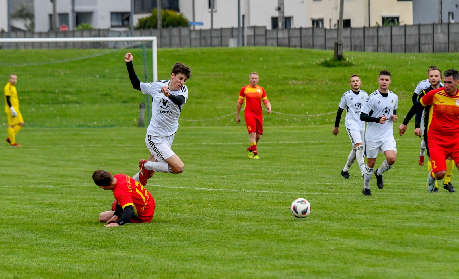 Zdjęcie w galerii na portalu naszwodzislaw.com: Lubomia pewnie pokonała Zgodę Zawada Książęca [FOTO] wiadomości z regionu