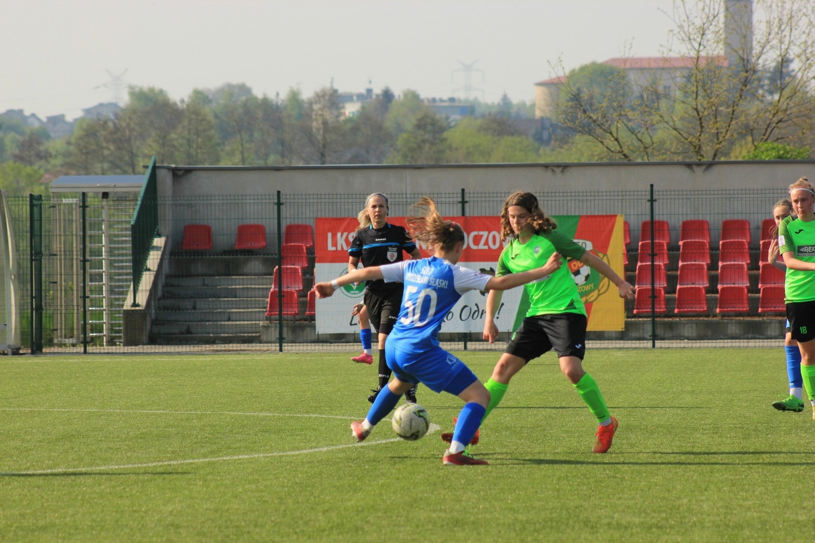 Zdjęcie w galerii na portalu naszwodzislaw.com: Podział punktów w starciu SWD Wodzisław i Rekordu Bielsko-Biała wiadomości z regionu