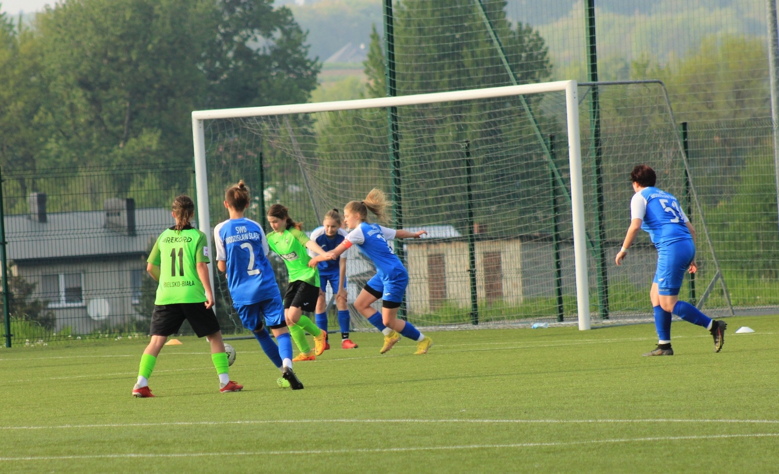 Zdjęcie w galerii na portalu naszwodzislaw.com: Podział punktów w starciu SWD Wodzisław i Rekordu Bielsko-Biała wiadomości z regionu