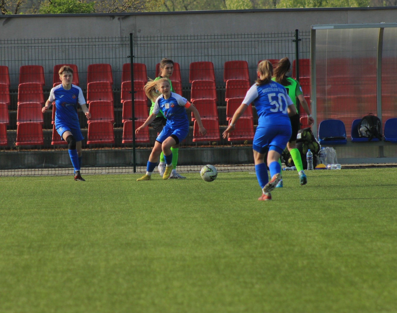 Zdjęcie w galerii na portalu naszwodzislaw.com: Podział punktów w starciu SWD Wodzisław i Rekordu Bielsko-Biała wiadomości z regionu