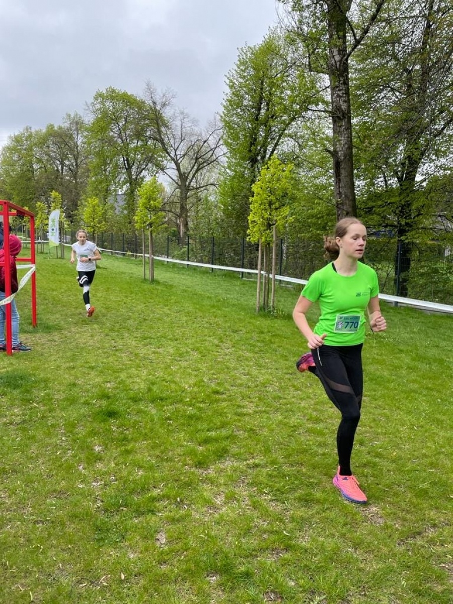 Zdjęcie w galerii na portalu naszwodzislaw.com: XVI Bieg Wiosny. Medale zawodniczek KS Ski Team Wodzisław Śląski wiadomości z regionu