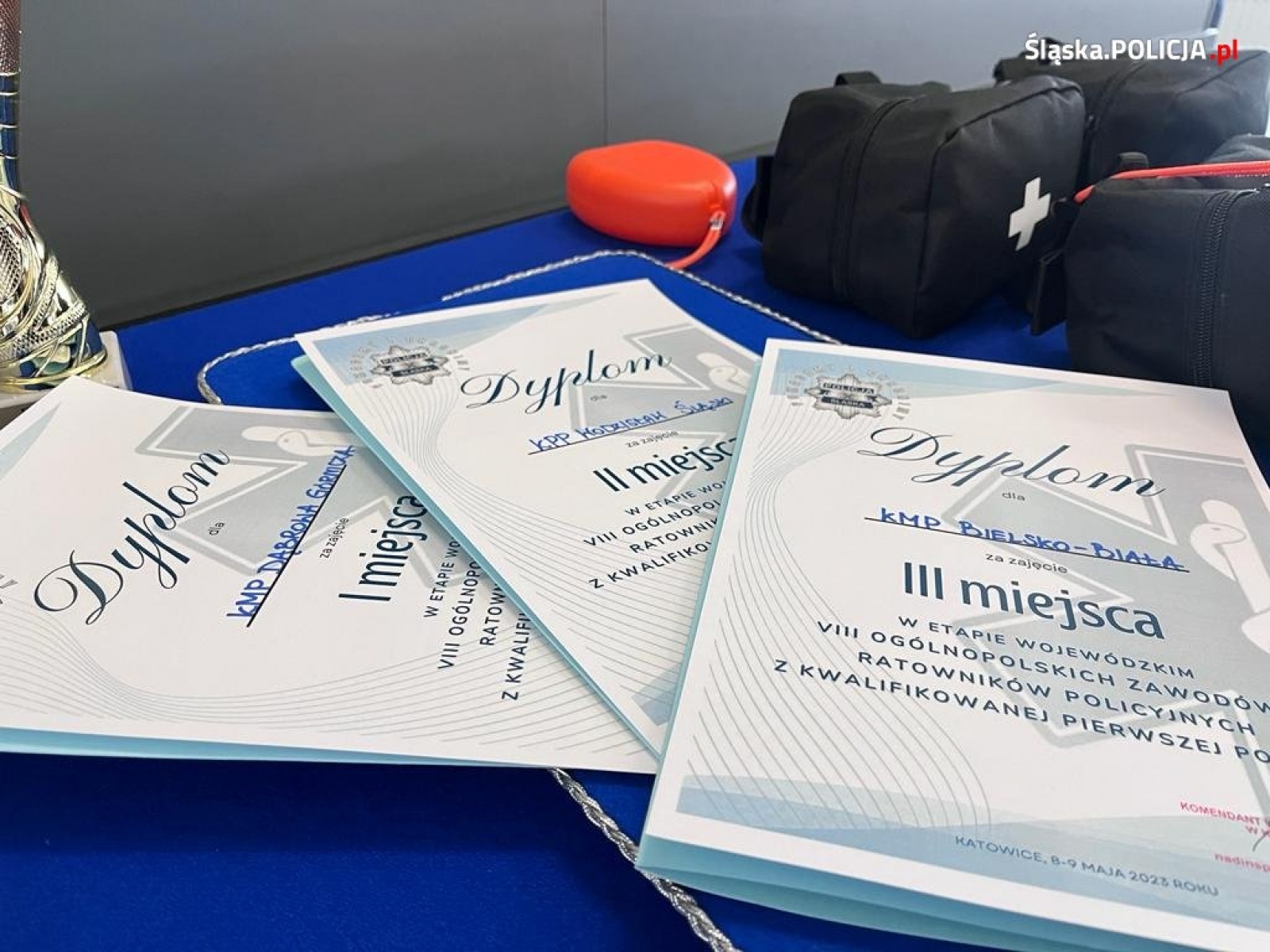 Zdjęcie w galerii na portalu naszwodzislaw.com: Policjanci z Wodzisławia Śląskiego na medal wiadomości z regionu