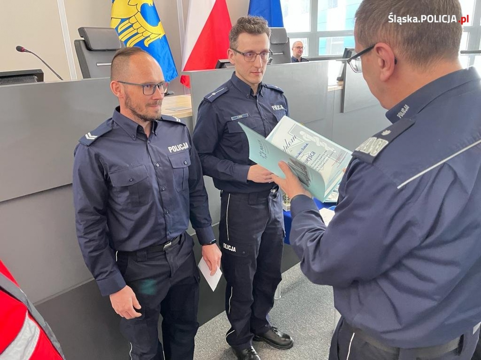 Zdjęcie w galerii na portalu naszwodzislaw.com: Policjanci z Wodzisławia Śląskiego na medal wiadomości z regionu