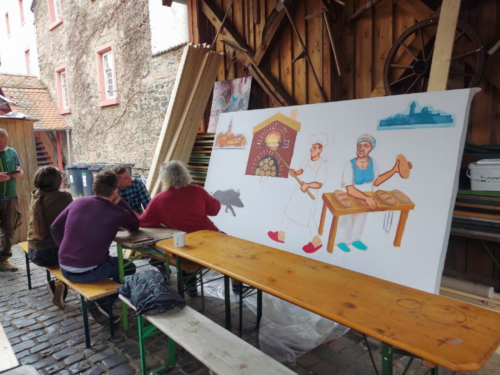 Zdjęcie w galerii na portalu naszwodzislaw.com: Studenci architektury z Raciborza na warsztatach w Niemczech wiadomości z regionu