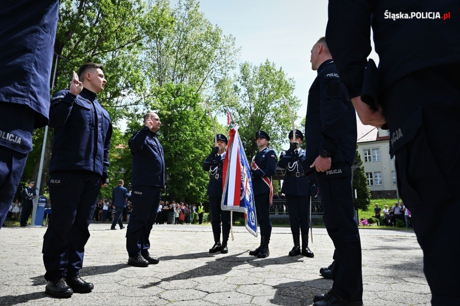 Zdjęcie w galerii na portalu naszwodzislaw.com: Uroczyste ślubowanie nowych policjantów [FOTO] wiadomości z regionu