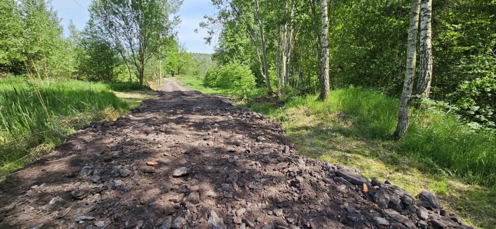 Zdjęcie w galerii na portalu naszwodzislaw.com: Rozpoczęła się budowa nowej trasy rowerowej w Radlinie wiadomości z regionu