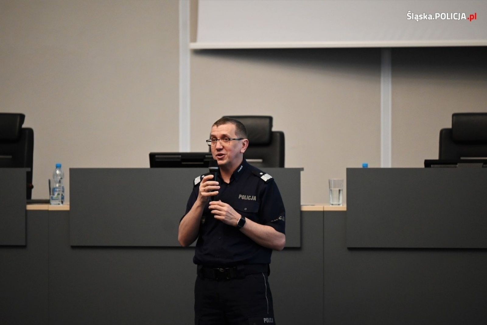 Zdjęcie w galerii na portalu naszwodzislaw.com: Doskonalenie warsztatu lektorskiego. Szkolenie dla policjantów wiadomości z regionu