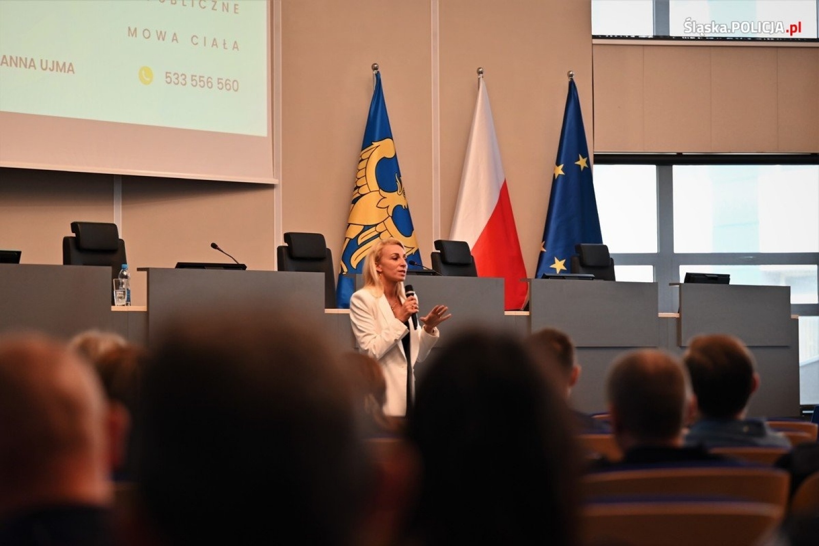 Zdjęcie w galerii na portalu naszwodzislaw.com: Doskonalenie warsztatu lektorskiego. Szkolenie dla policjantów wiadomości z regionu