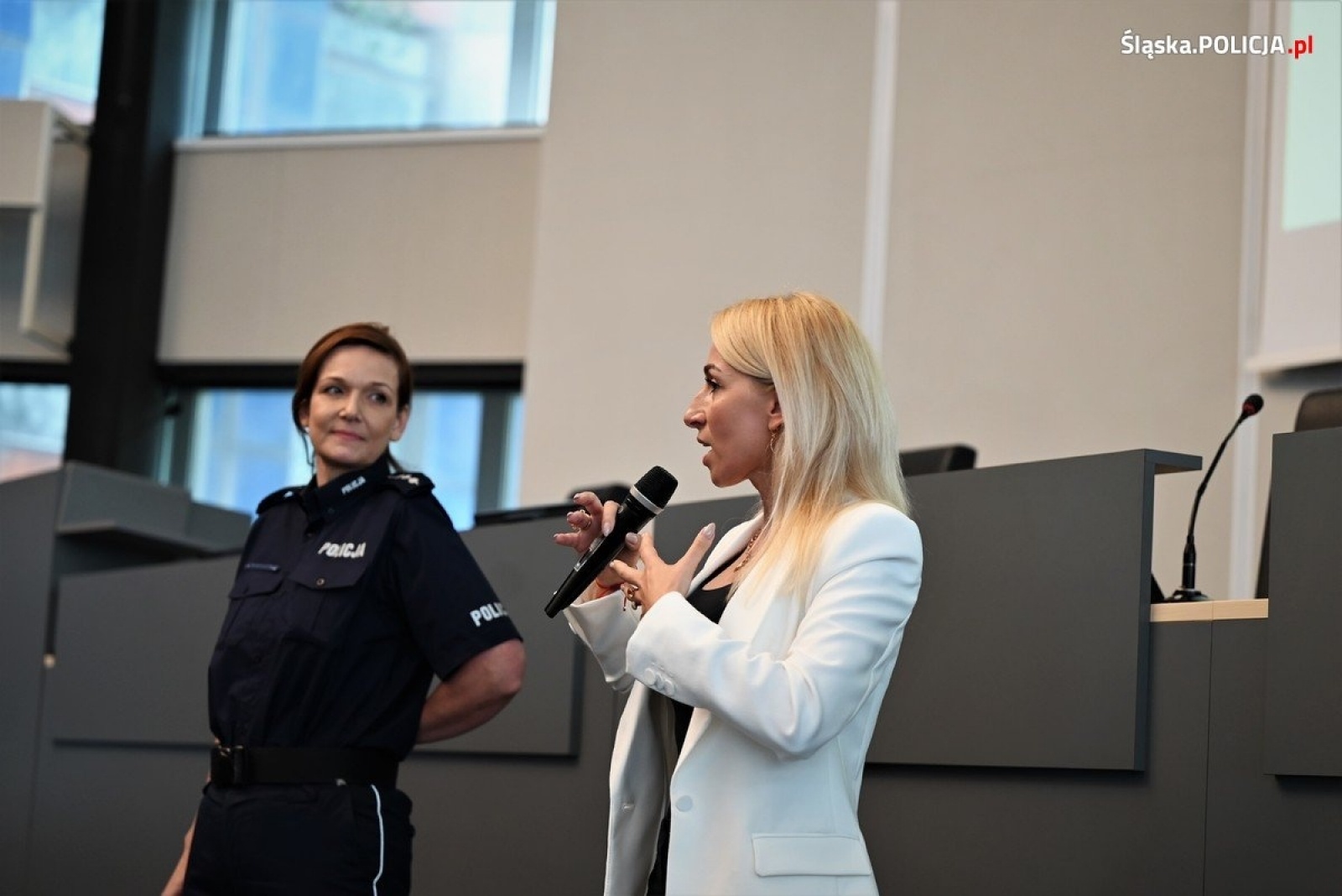 Zdjęcie w galerii na portalu naszwodzislaw.com: Doskonalenie warsztatu lektorskiego. Szkolenie dla policjantów wiadomości z regionu