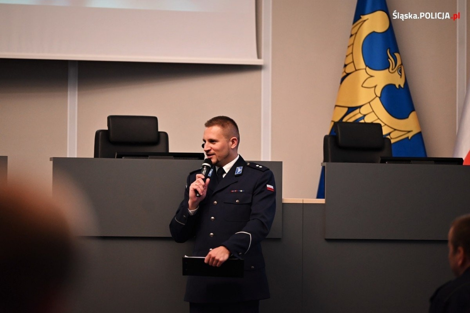 Zdjęcie w galerii na portalu naszwodzislaw.com: Doskonalenie warsztatu lektorskiego. Szkolenie dla policjantów wiadomości z regionu