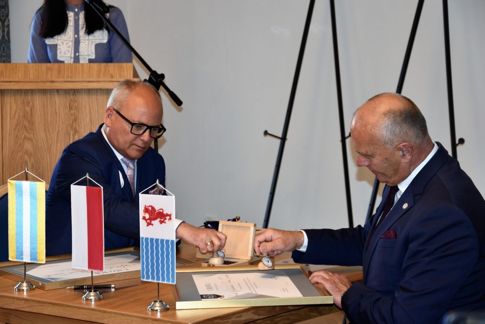 Zdjęcie w galerii na portalu naszwodzislaw.com: Powiat wodzisławski odnowił współpracę z powiatem tczewskim [FOTO] wiadomości z regionu