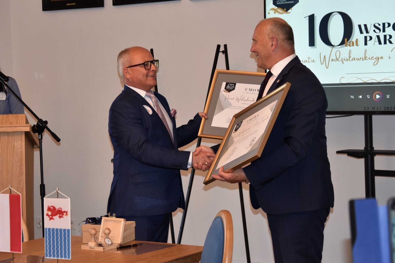 Zdjęcie w galerii na portalu naszwodzislaw.com: Powiat wodzisławski odnowił współpracę z powiatem tczewskim [FOTO] wiadomości z regionu