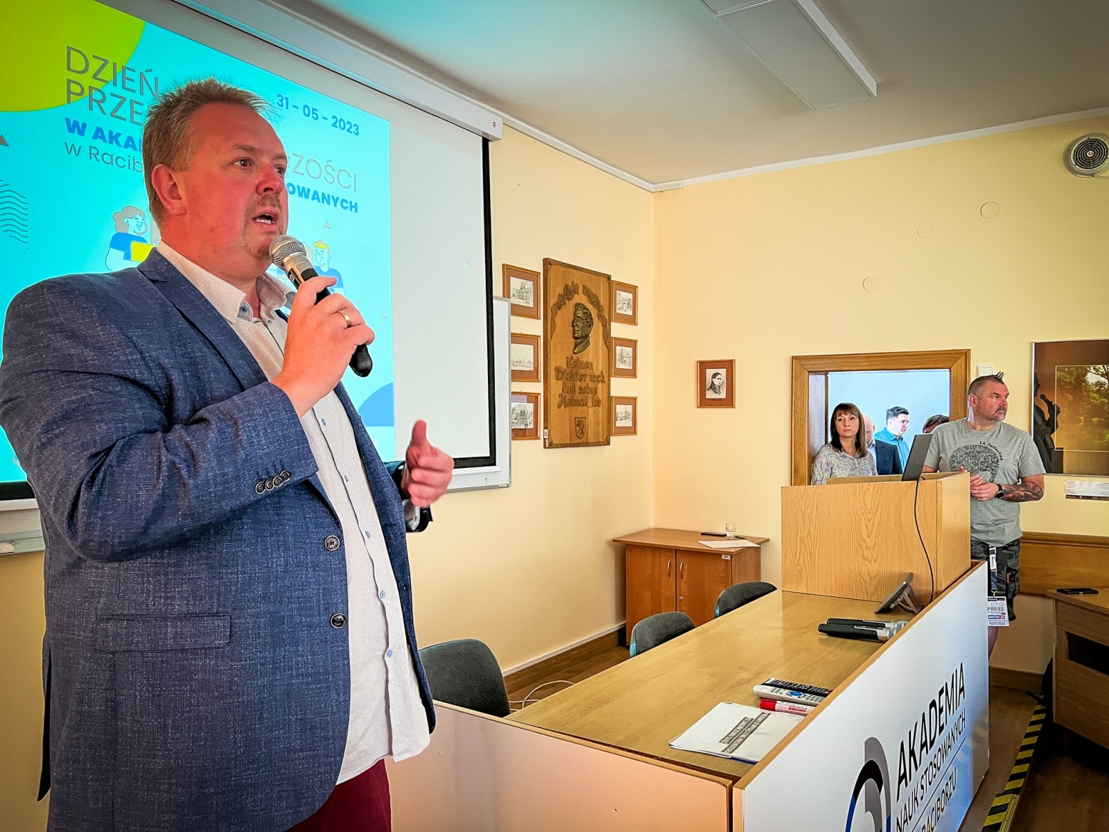 Zdjęcie w galerii na portalu naszwodzislaw.com: Nie ulegajcie pokusie etatu. Dzień Przedsiębiorczości w raciborskiej uczelni [FOTO i WIDEO] wiadomości z regionu