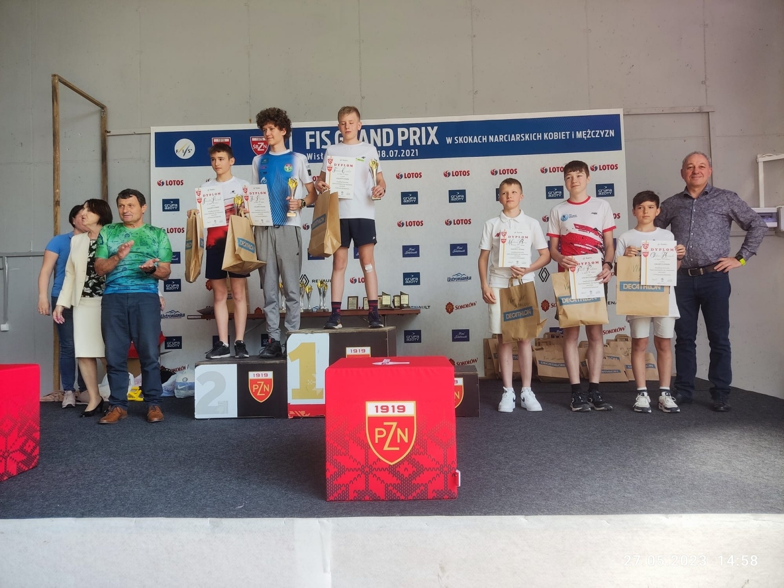 Zdjęcie w galerii na portalu naszwodzislaw.com: Narciarze z Wodzisławia Śląskiego z nagrodami w Wiśle wiadomości z regionu