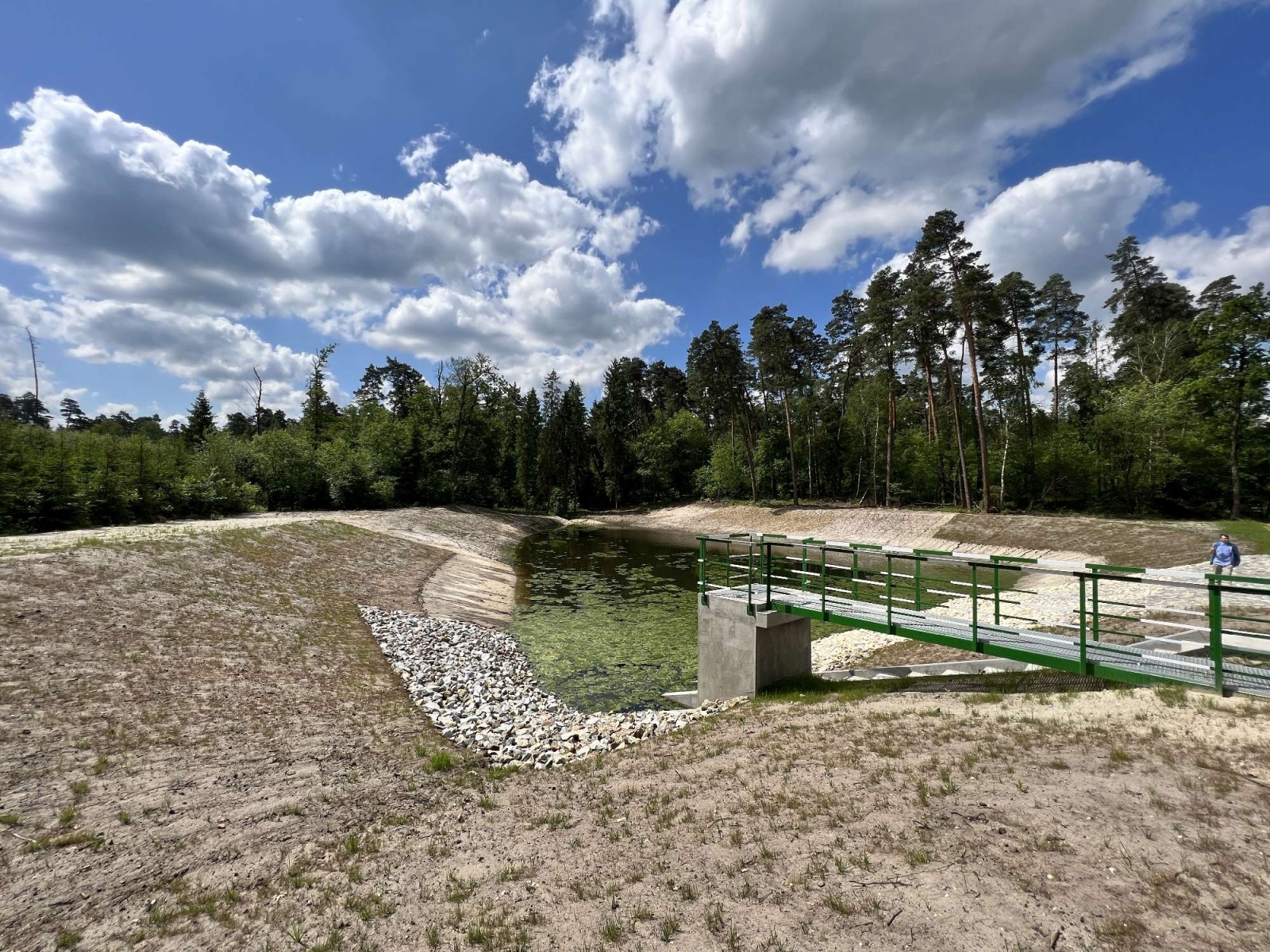 Zdjęcie w galerii na portalu naszwodzislaw.com: Lasy raciborskie z małą retencją. Dla bezpieczeństwa i przyrody [FOTO i WIDEO] wiadomości z regionu