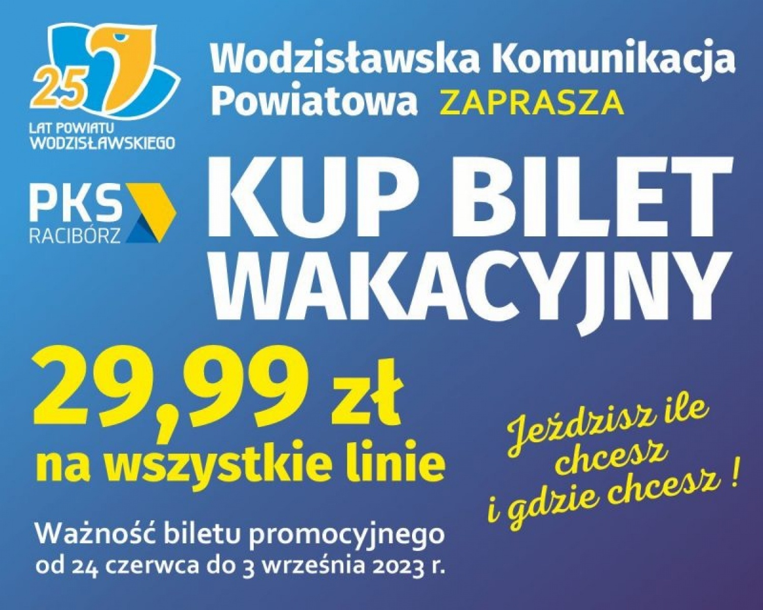 Zdjęcie w galerii na portalu naszwodzislaw.com: Wakacje z Wodzisławską Komunikacją Powiatową wiadomości z regionu
