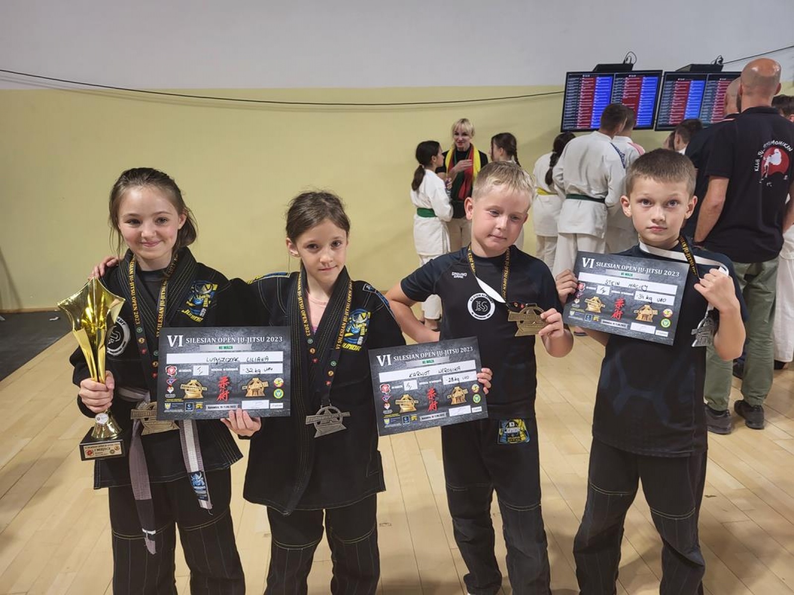 Zdjęcie w galerii na portalu naszwodzislaw.com: VI Silesian open Ju-Jitsu 2023. Medale dla Rydułtów. Stein z biletem na mistrzostwa świata wiadomości z regionu