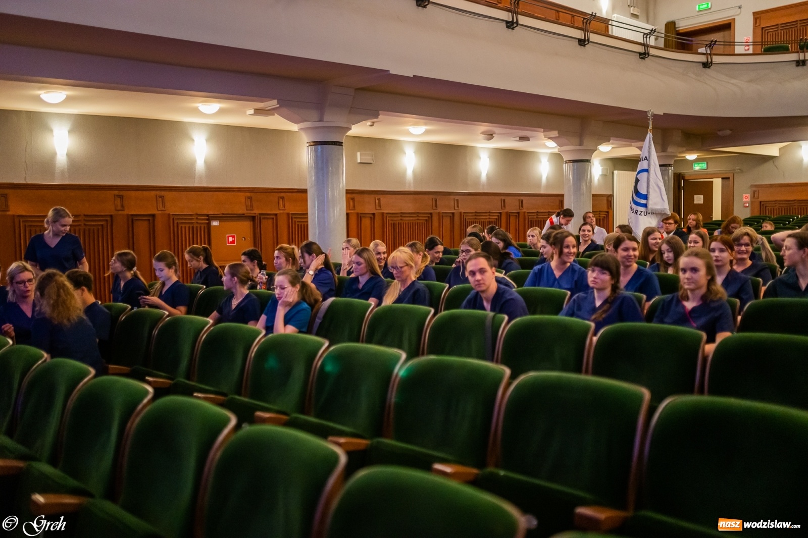 Zdjęcie w galerii na portalu naszwodzislaw.com: By zostać pielęgniarką trzeba kochać ludzi. Uroczystość czepkowania studentów ANS w Raciborzu [FOTO i WIDEO] wiadomości z regionu