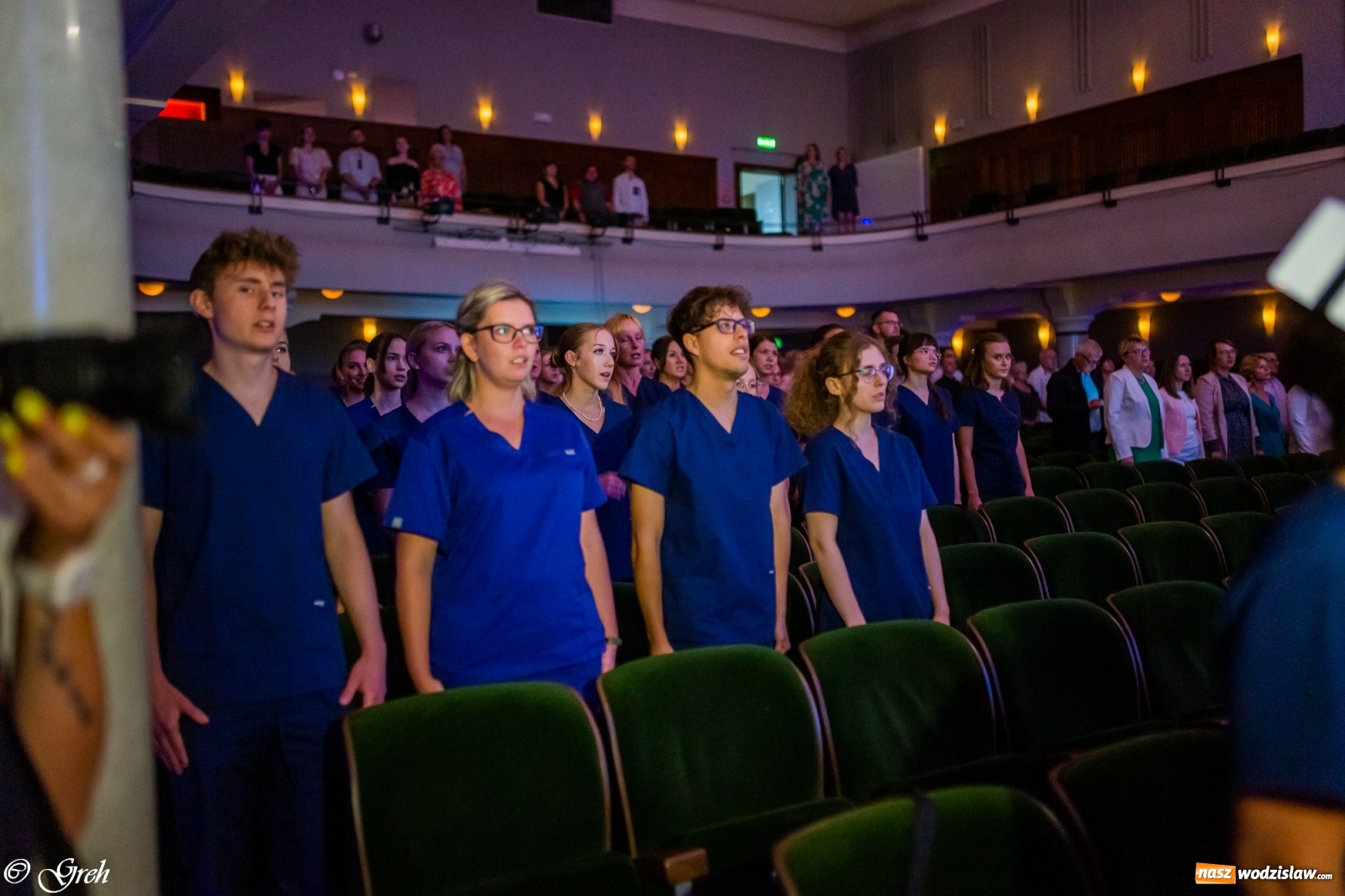 Zdjęcie w galerii na portalu naszwodzislaw.com: By zostać pielęgniarką trzeba kochać ludzi. Uroczystość czepkowania studentów ANS w Raciborzu [FOTO i WIDEO] wiadomości z regionu