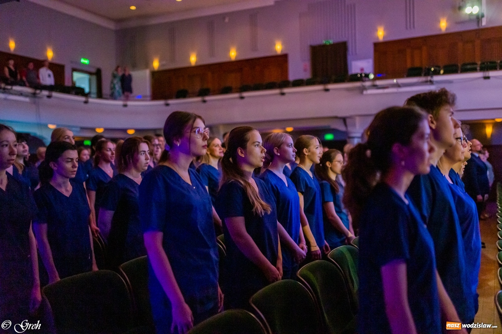 Zdjęcie w galerii na portalu naszwodzislaw.com: By zostać pielęgniarką trzeba kochać ludzi. Uroczystość czepkowania studentów ANS w Raciborzu [FOTO i WIDEO] wiadomości z regionu