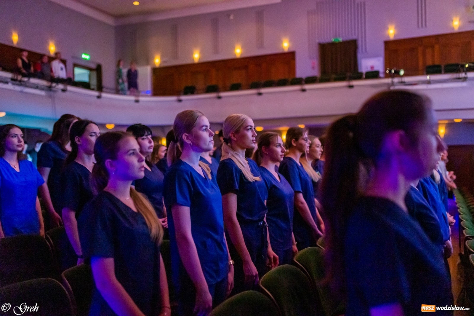Zdjęcie w galerii na portalu naszwodzislaw.com: By zostać pielęgniarką trzeba kochać ludzi. Uroczystość czepkowania studentów ANS w Raciborzu [FOTO i WIDEO] wiadomości z regionu