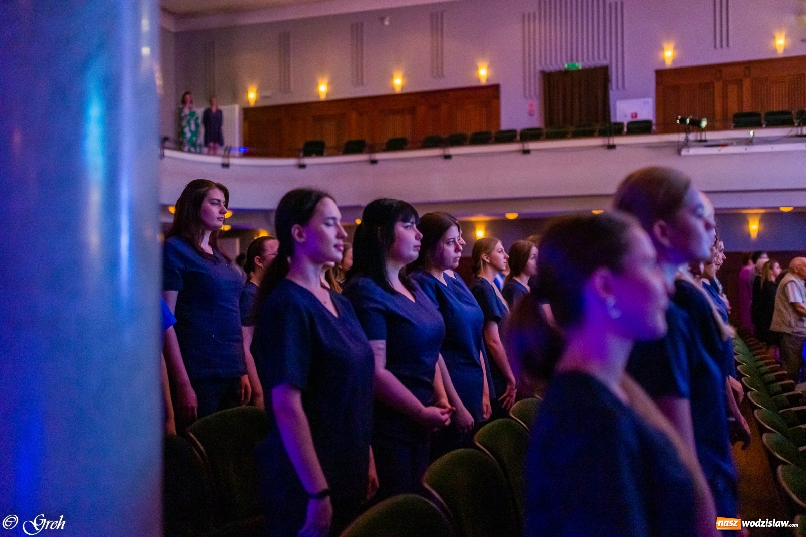 Zdjęcie w galerii na portalu naszwodzislaw.com: By zostać pielęgniarką trzeba kochać ludzi. Uroczystość czepkowania studentów ANS w Raciborzu [FOTO i WIDEO] wiadomości z regionu