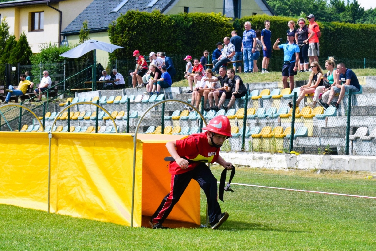 Zdjęcie w galerii na portalu naszwodzislaw.com: OSP Skrzyszów i OSP Łaziska najlepsze w gminnych zawodach sportowo-pożarniczych [FOTO] wiadomości z regionu