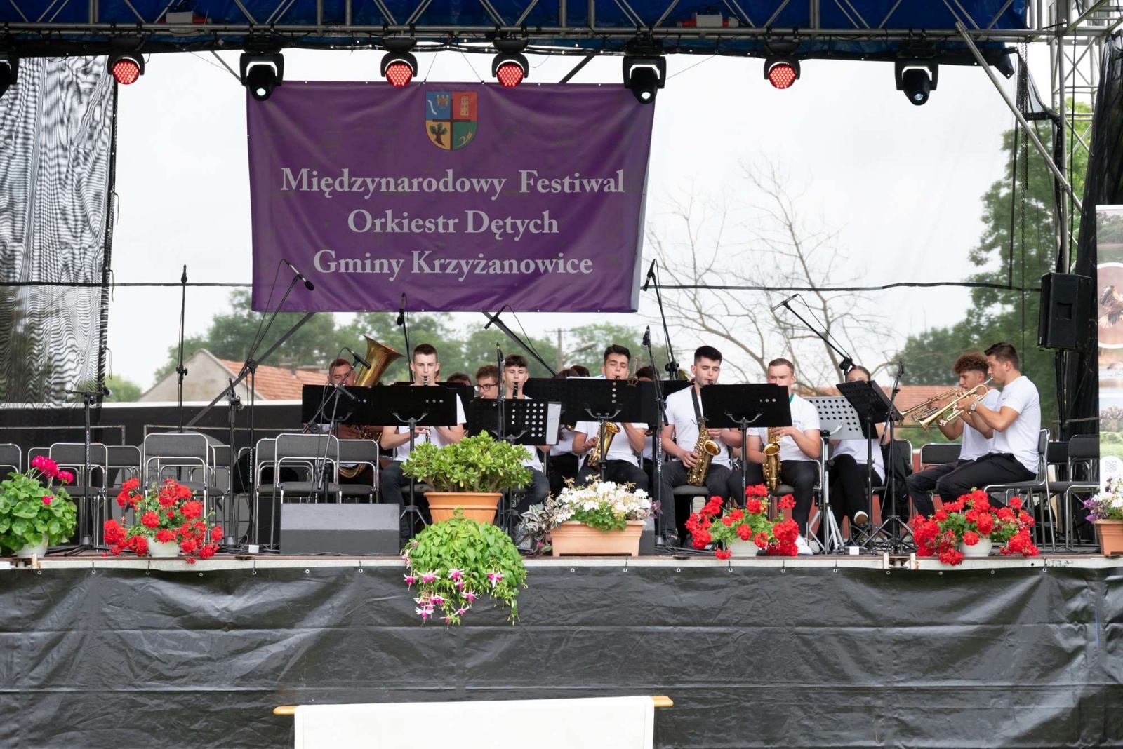 Zdjęcie w galerii na portalu naszwodzislaw.com: Jest w orkiestrach dętych siła. Orkiestra z Gołkowic na podium w Tworkowie wiadomości z regionu