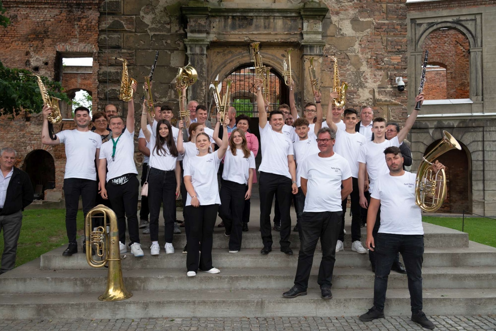 Zdjęcie w galerii na portalu naszwodzislaw.com: Jest w orkiestrach dętych siła. Orkiestra z Gołkowic na podium w Tworkowie wiadomości z regionu