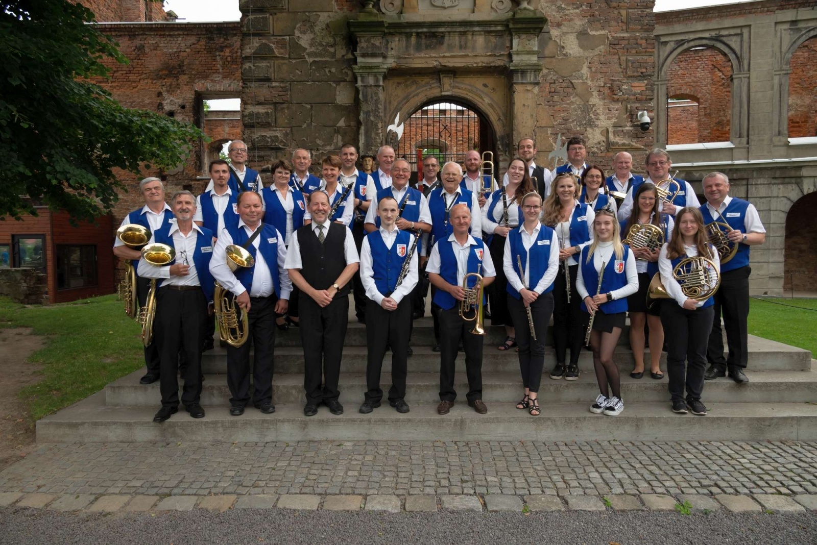 Zdjęcie w galerii na portalu naszwodzislaw.com: Jest w orkiestrach dętych siła. Orkiestra z Gołkowic na podium w Tworkowie wiadomości z regionu