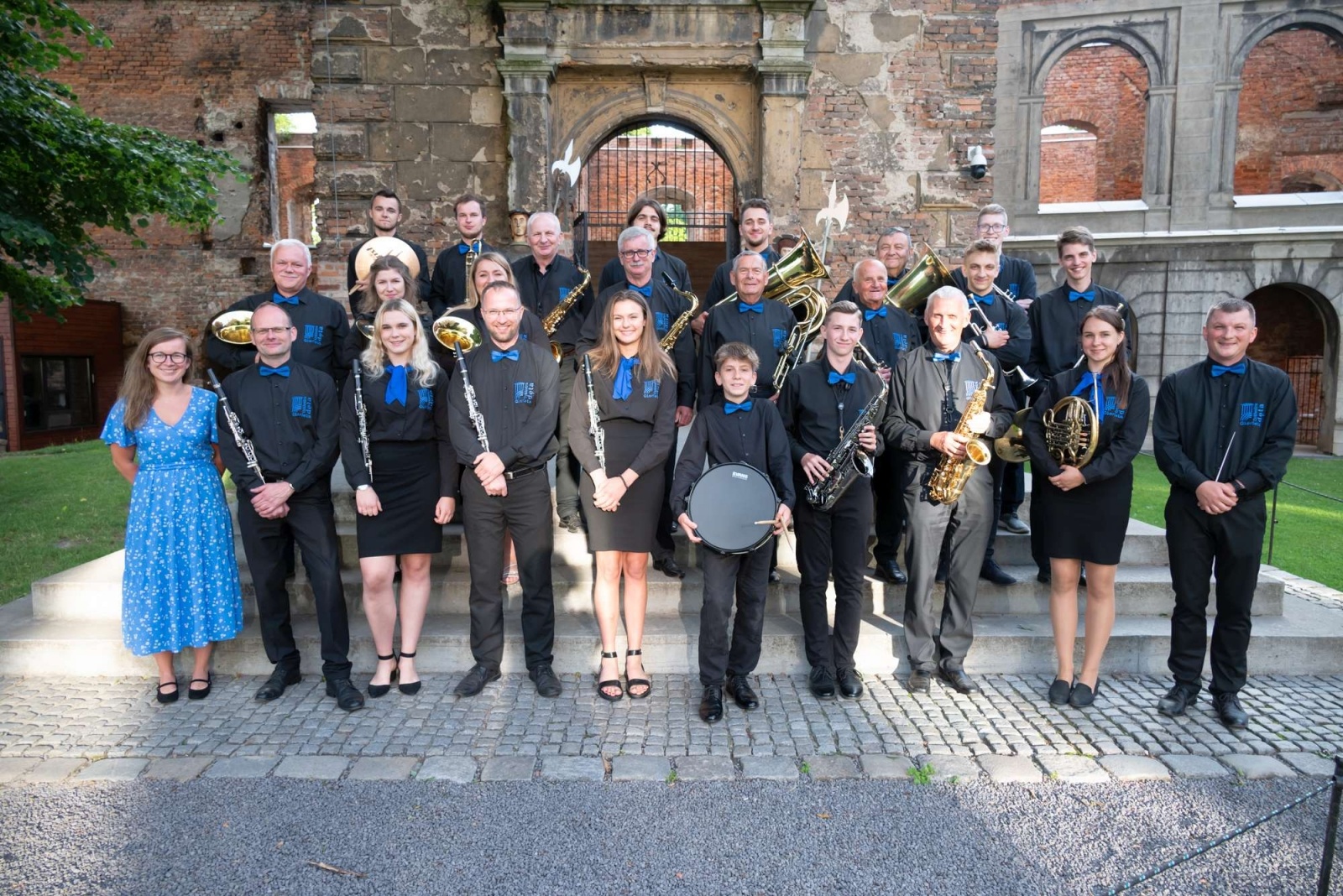 Zdjęcie w galerii na portalu naszwodzislaw.com: Jest w orkiestrach dętych siła. Orkiestra z Gołkowic na podium w Tworkowie wiadomości z regionu