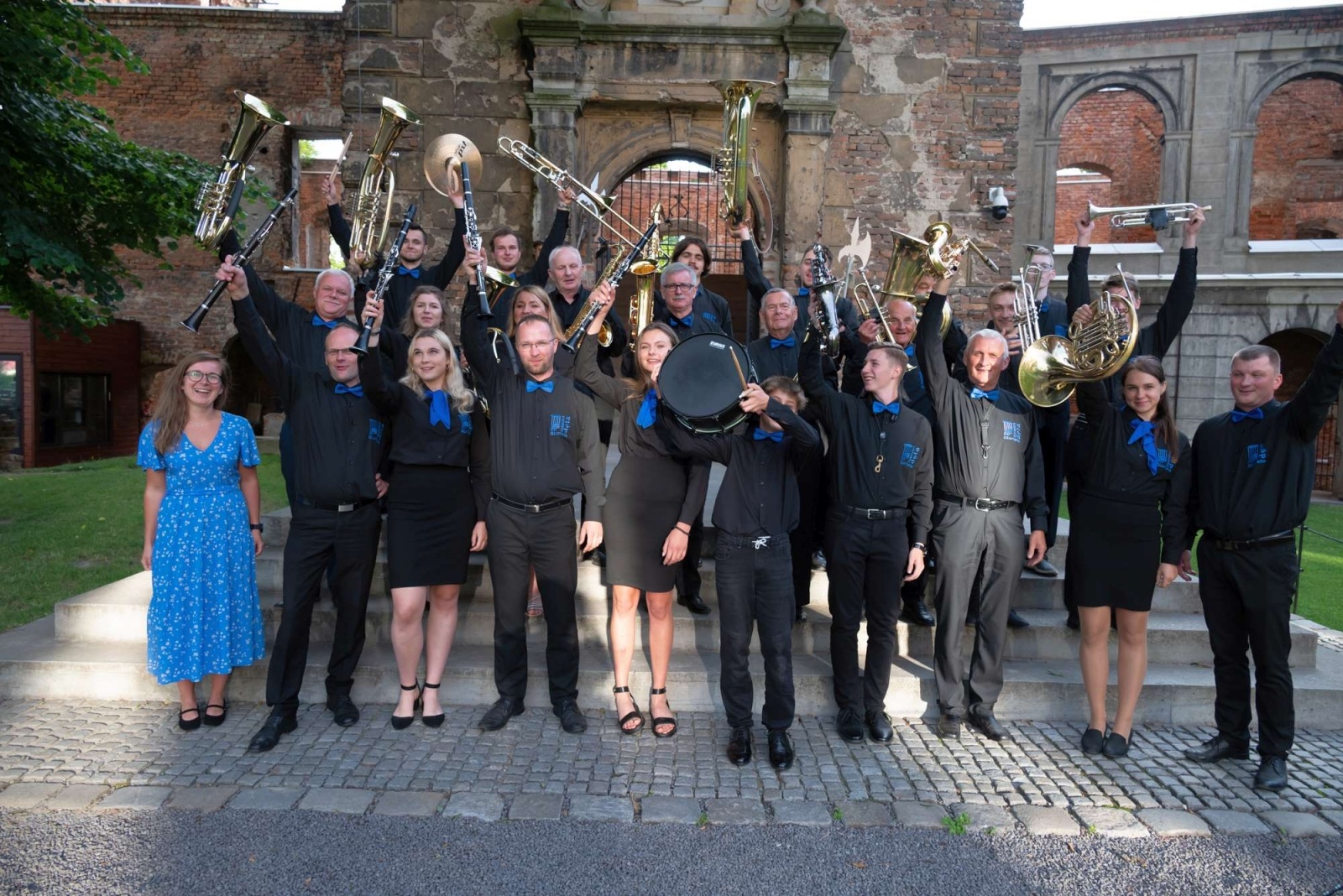 Zdjęcie w galerii na portalu naszwodzislaw.com: Jest w orkiestrach dętych siła. Orkiestra z Gołkowic na podium w Tworkowie wiadomości z regionu