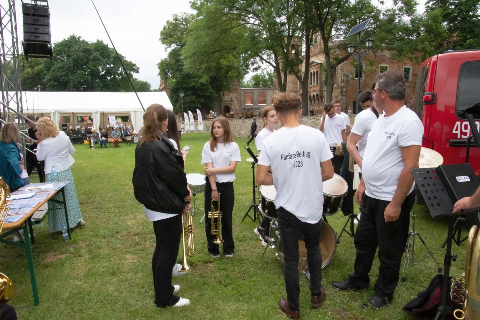 Zdjęcie w galerii na portalu naszwodzislaw.com: Jest w orkiestrach dętych siła. Orkiestra z Gołkowic na podium w Tworkowie wiadomości z regionu