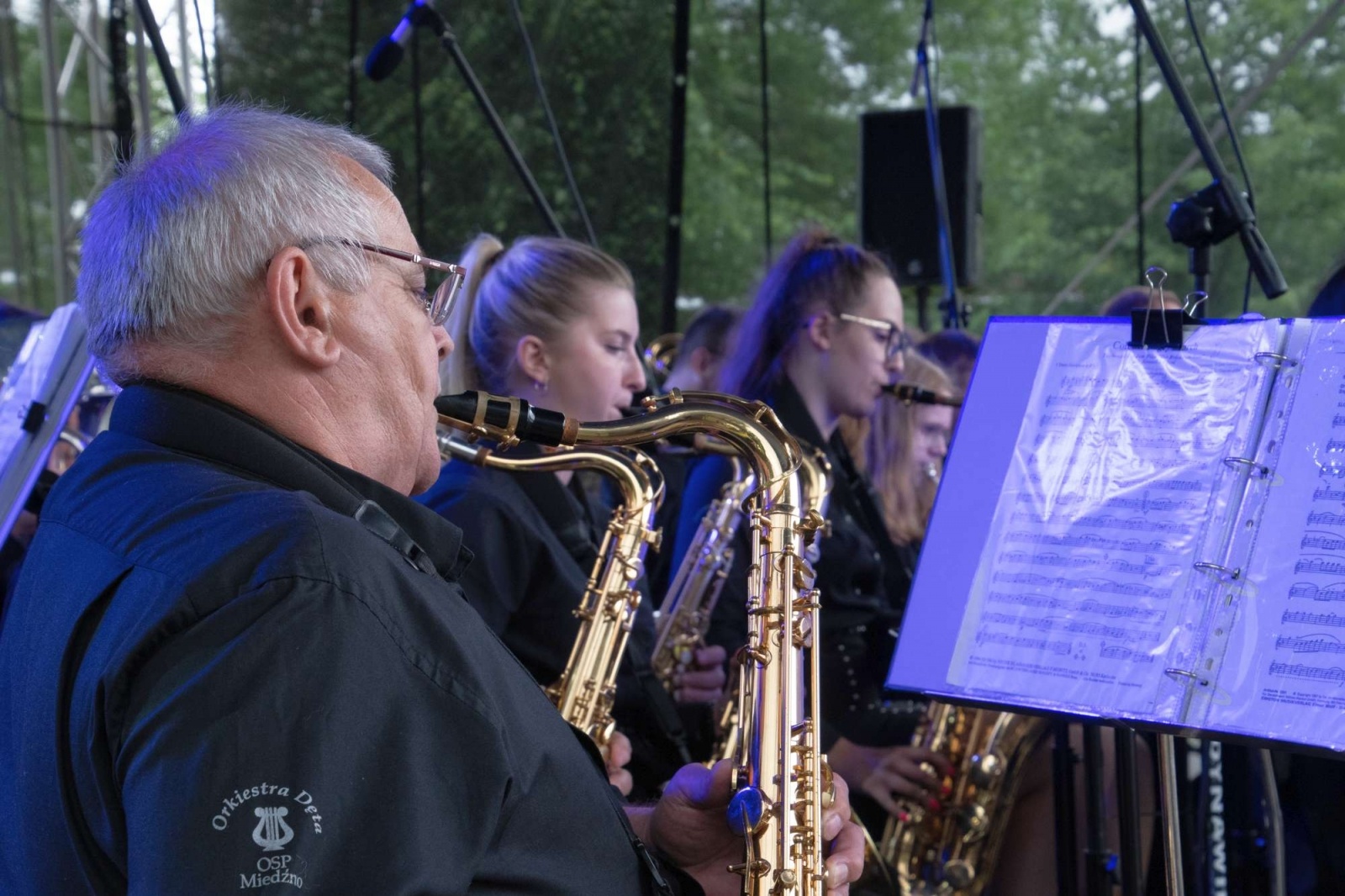 Zdjęcie w galerii na portalu naszwodzislaw.com: Jest w orkiestrach dętych siła. Orkiestra z Gołkowic na podium w Tworkowie wiadomości z regionu
