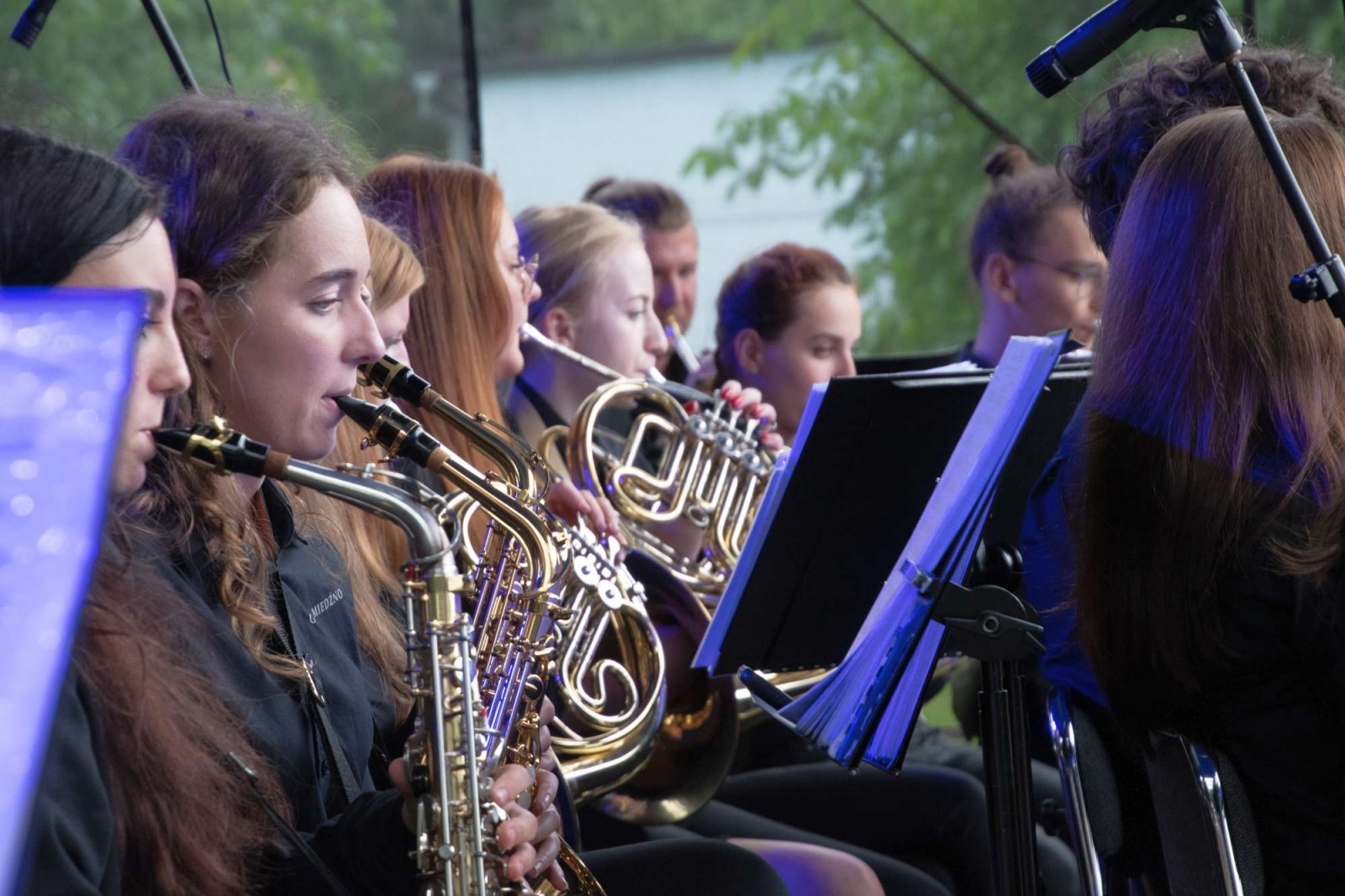 Zdjęcie w galerii na portalu naszwodzislaw.com: Jest w orkiestrach dętych siła. Orkiestra z Gołkowic na podium w Tworkowie wiadomości z regionu