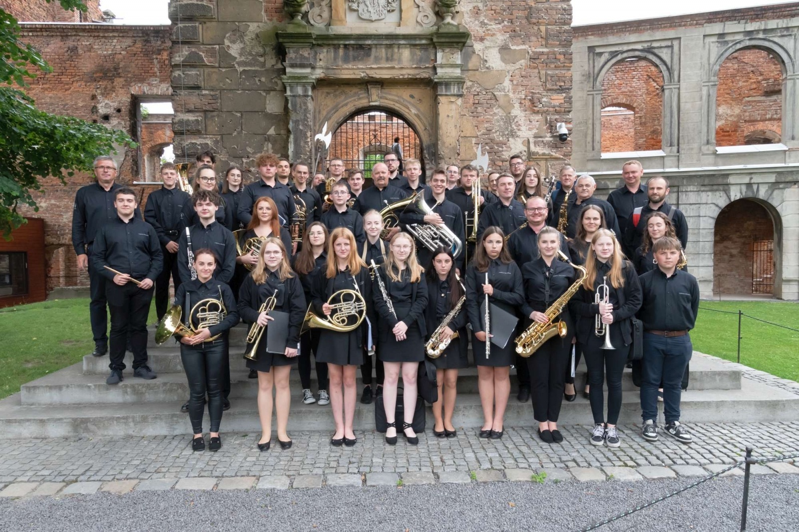 Zdjęcie w galerii na portalu naszwodzislaw.com: Jest w orkiestrach dętych siła. Orkiestra z Gołkowic na podium w Tworkowie wiadomości z regionu