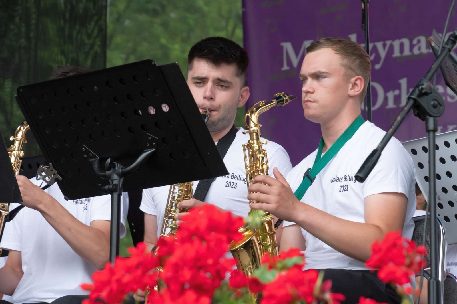 Zdjęcie w galerii na portalu naszwodzislaw.com: Jest w orkiestrach dętych siła. Orkiestra z Gołkowic na podium w Tworkowie wiadomości z regionu