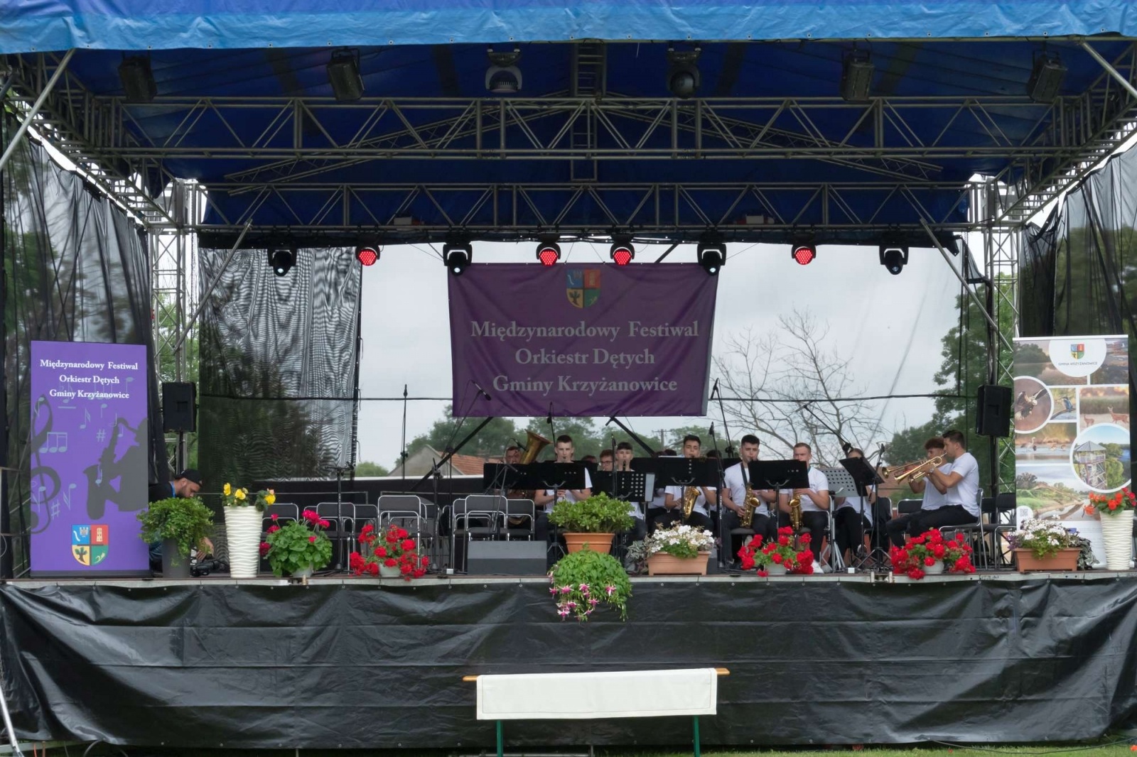 Zdjęcie w galerii na portalu naszwodzislaw.com: Jest w orkiestrach dętych siła. Orkiestra z Gołkowic na podium w Tworkowie wiadomości z regionu