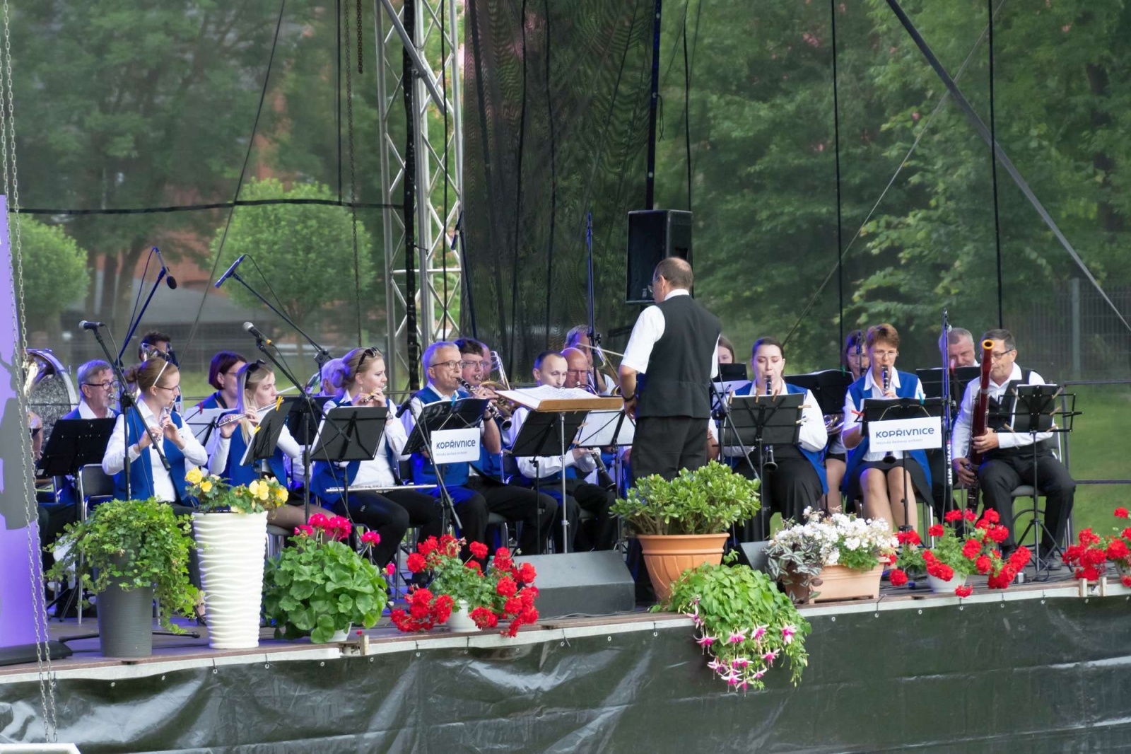 Zdjęcie w galerii na portalu naszwodzislaw.com: Jest w orkiestrach dętych siła. Orkiestra z Gołkowic na podium w Tworkowie wiadomości z regionu