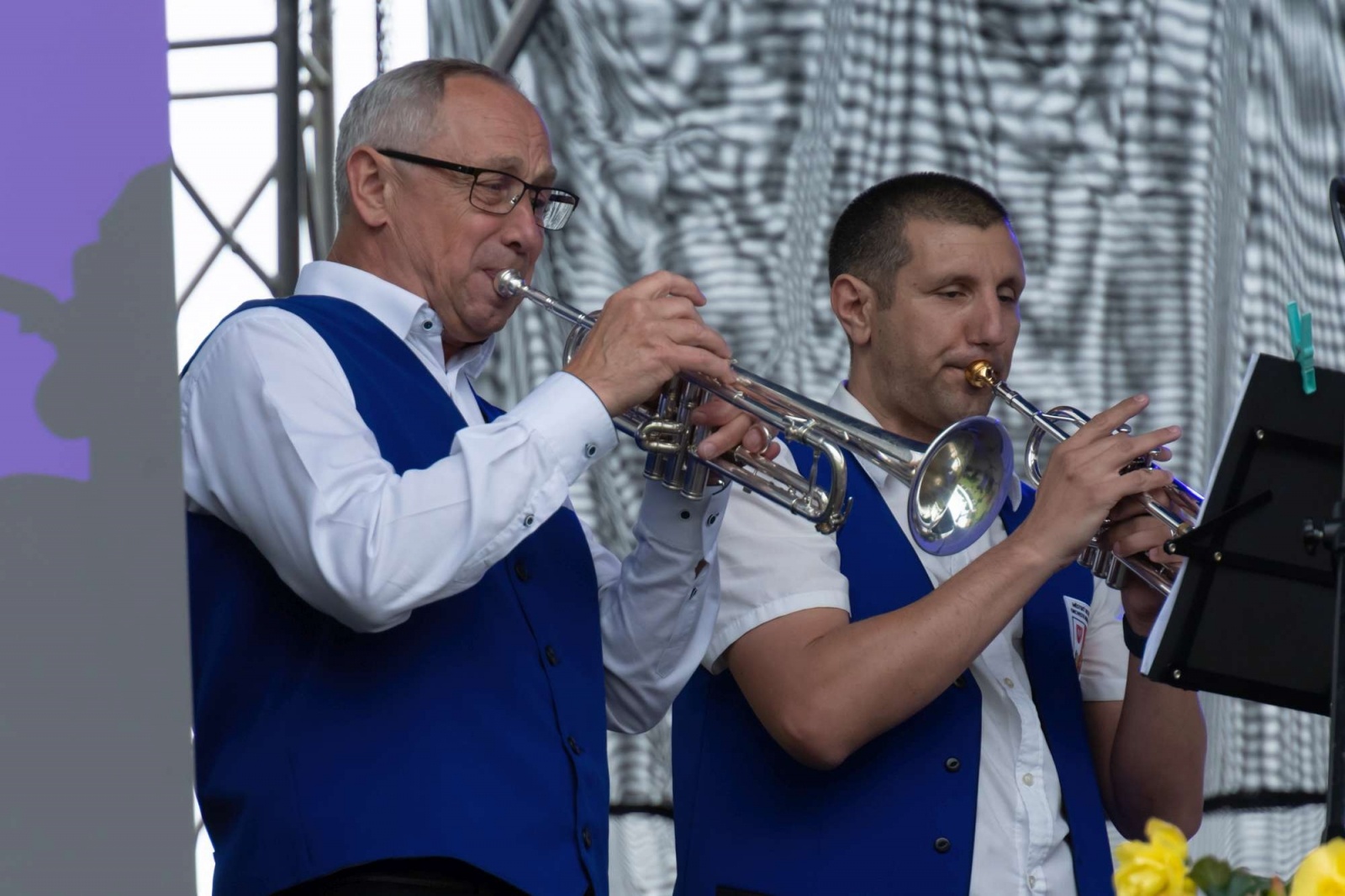 Zdjęcie w galerii na portalu naszwodzislaw.com: Jest w orkiestrach dętych siła. Orkiestra z Gołkowic na podium w Tworkowie wiadomości z regionu