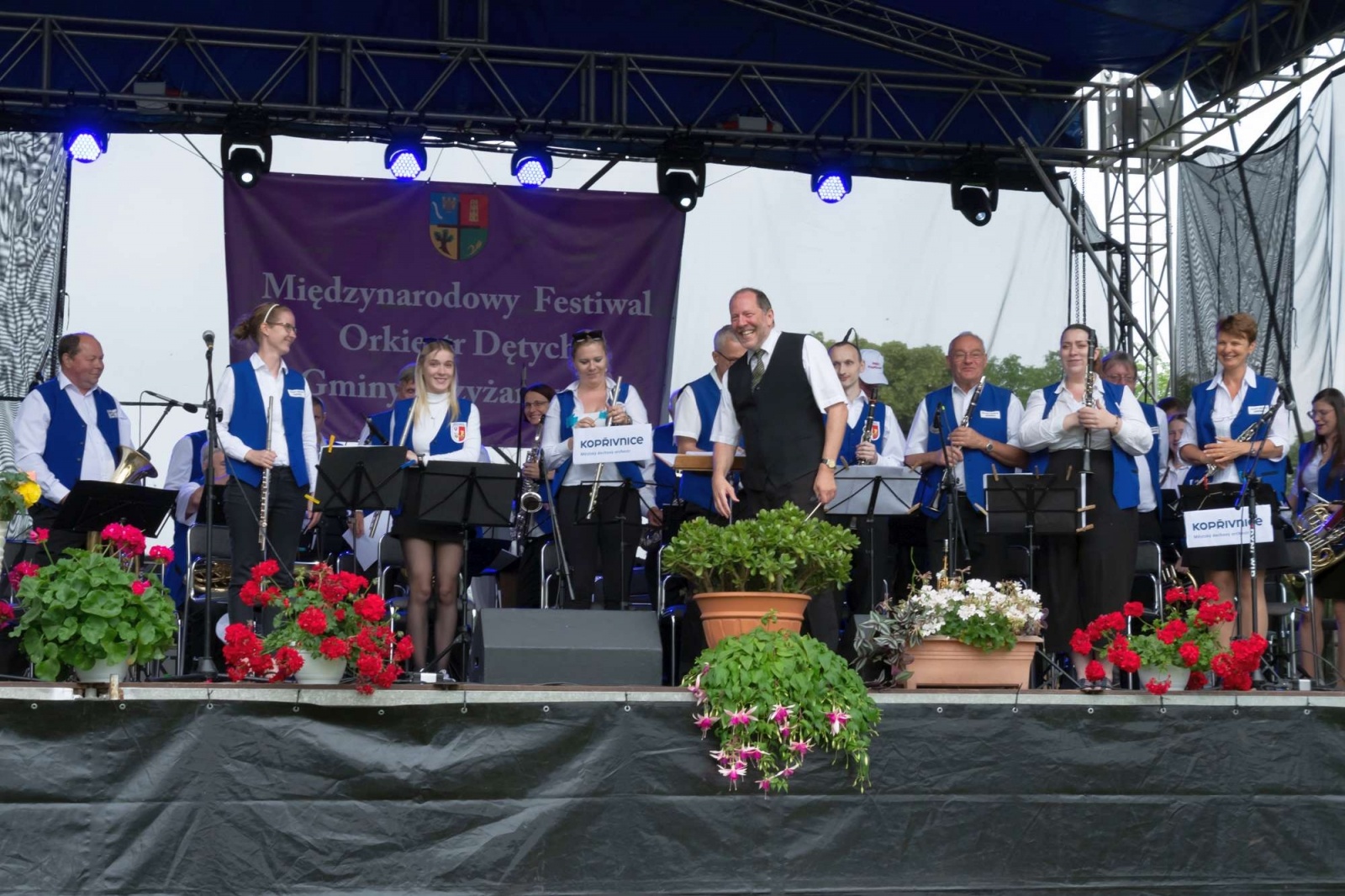 Zdjęcie w galerii na portalu naszwodzislaw.com: Jest w orkiestrach dętych siła. Orkiestra z Gołkowic na podium w Tworkowie wiadomości z regionu
