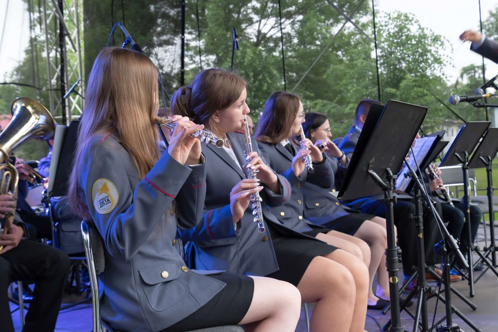 Zdjęcie w galerii na portalu naszwodzislaw.com: Jest w orkiestrach dętych siła. Orkiestra z Gołkowic na podium w Tworkowie wiadomości z regionu